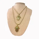 The Hamsa Double-Layer Necklace Set
